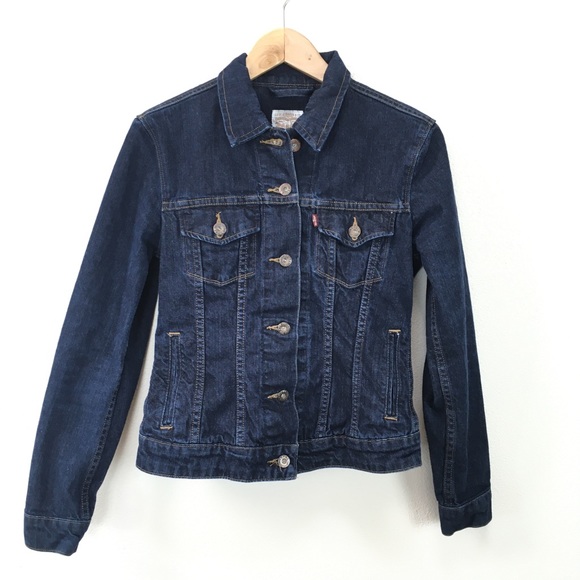 Levi's Jackets & Blazers - Levi’s Jean Denim Trucker Jacket Dark Wash Small